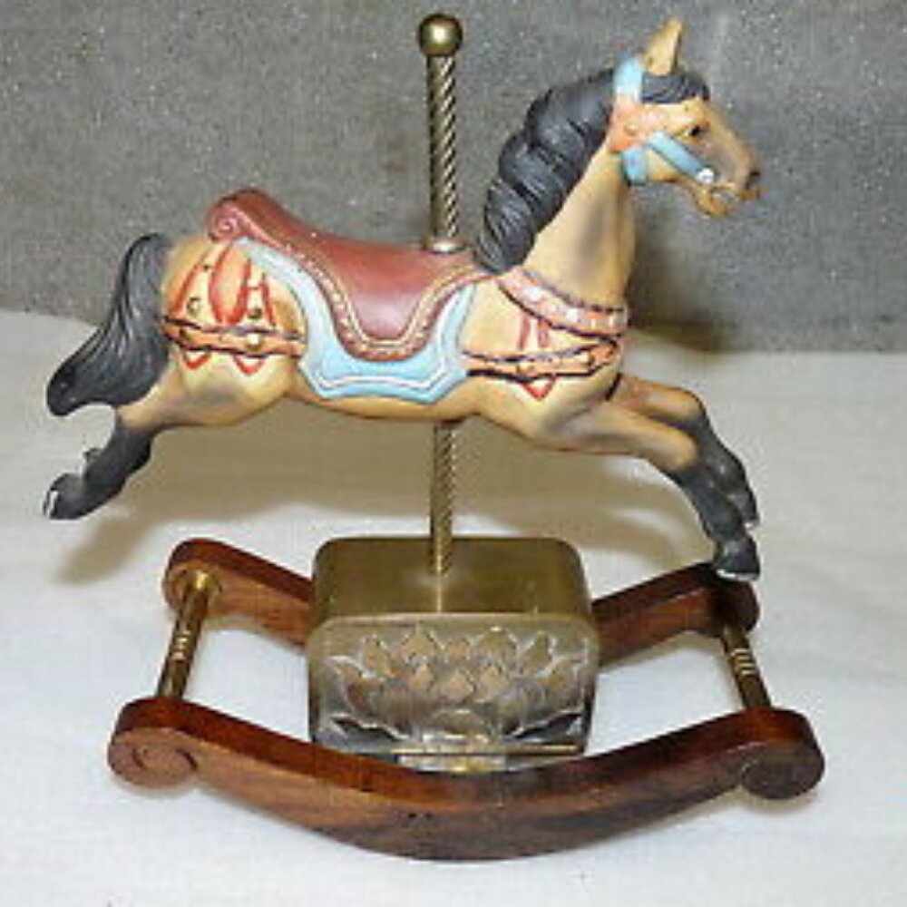 Willitts Vintage Musical Carousel Rocking Horse